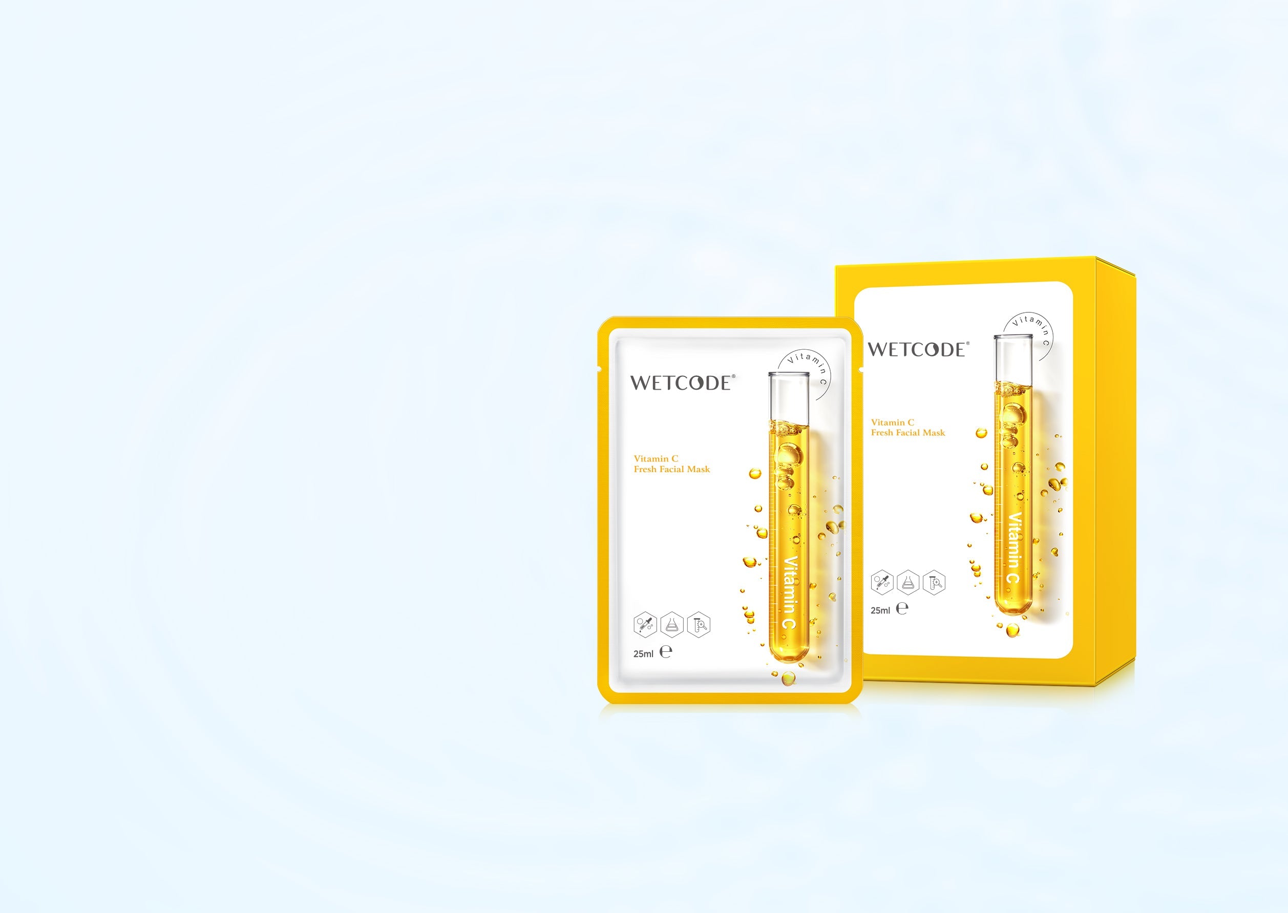 WETCODE - Vitamin C Fresh Facial Mask *5pz
